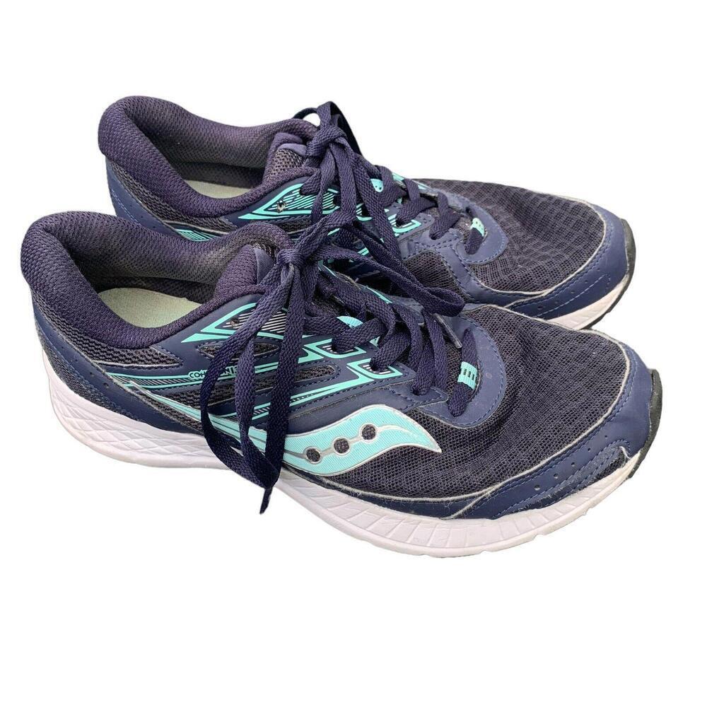 Saucony Womens Cohesion 13 Shoes Sneakers Size 9 Blue S10559-20 AthleticRunning‍